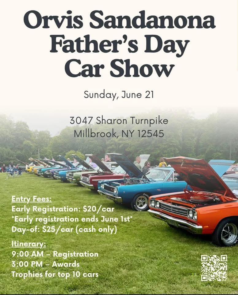 Orvis Sandanona Father's Day Car Show - Millbrook, NY (Past Event